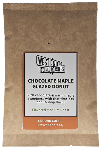 Chocolate Maple Glazed Donut Sample Size