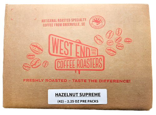 Hazelnut Supreme (42) - 2.25 OZ Prepack, Case