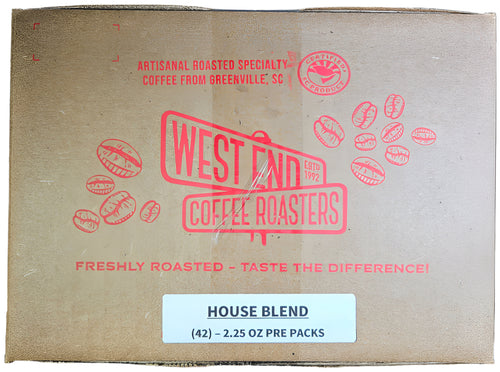 House Blend (42) - 2.25 OZ Prepack, Case