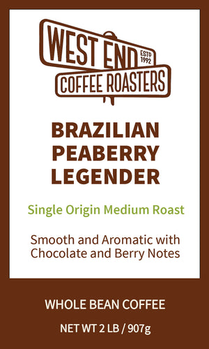 Brazilian Peaberry Legender (1) - 2 LB Bag WB (WHOLESALE)