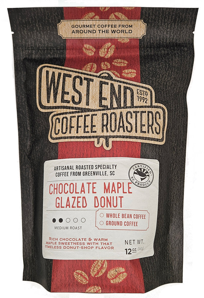 CHOCOLATE MAPLE GLAZED DONUT