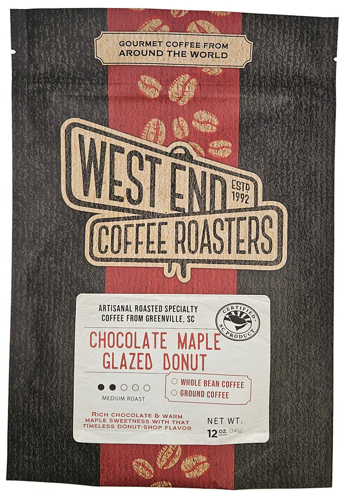 CHOCOLATE MAPLE GLAZED DONUT