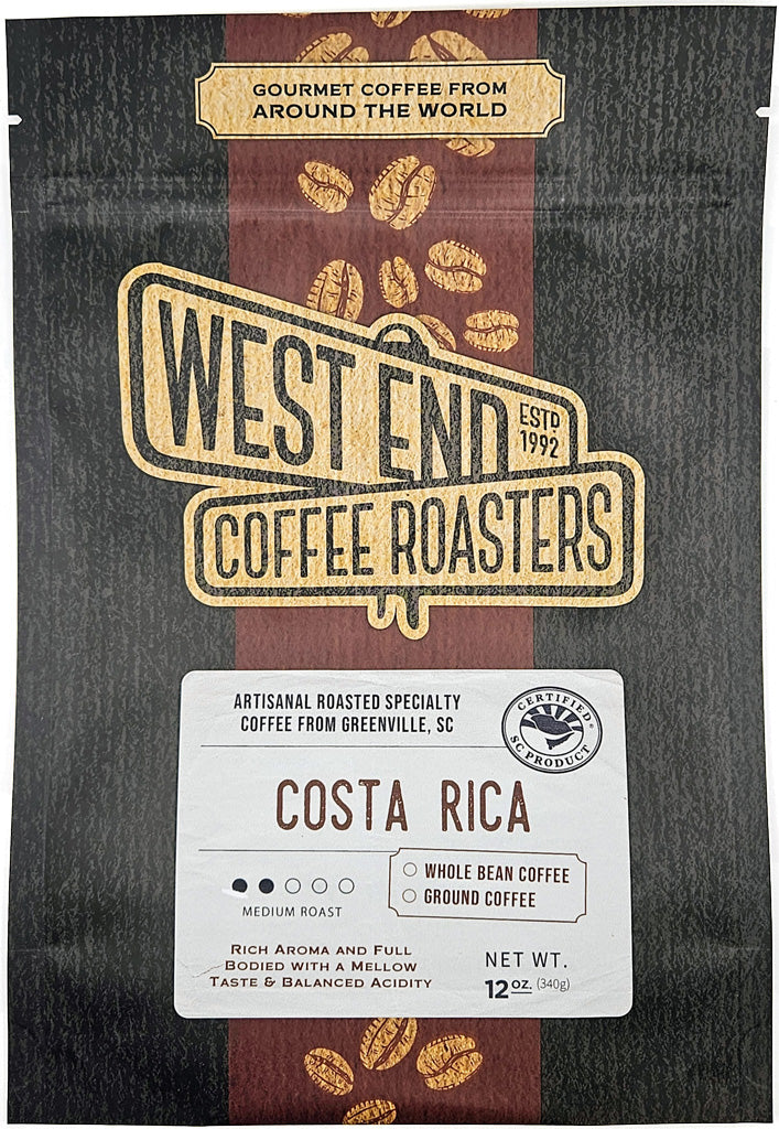 COSTA RICA LA PASTORA TARRAZU – West End Coffee Roasters
